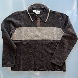 DKNY collared sweater